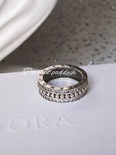 Authentic Pandora Forever Band Ring 50 Size 5 Retired In Gift Box, used for sale  Dover