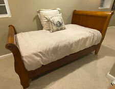 beautiful wood twin bed frame for sale  Fairfax