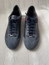 Mens Alberto Guardiani Navy Sneakers Suede Leather EU 43 UK 9 US10, used for sale  Shipping to South Africa