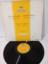 deutsche grammophon Dgm 18279 Strawinsky Barber Copland Vinyl Lp Record for sale  Shipping to South Africa