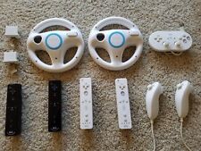 CHOOSE Nintendo Wii Items Controllers Motion Plus Wheel Remote Nunchuck Steering for sale  Shipping to South Africa