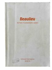 Beaulieu gesamtkatalog 1978 gebraucht kaufen  Bedburg