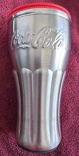 (1) Caneca copo copo viagem bebida Coca Cola vintage metal isolado com tampa comprar usado  Enviando para Brazil