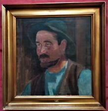 Magnífico óleo de principios del siglo XX ""Retrato de hombre atribuido a Maria Thymann segunda mano  Embacar hacia Argentina
