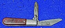 Very Nice Vintage Barlow 2 Blade Folding Knife USA, used for sale  Shipping to South Africa