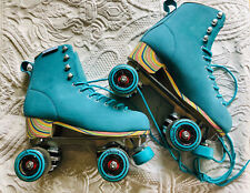 LEMONADE Throwback Traditional Figure Skate (Size 5) Candie Turquoise, used for sale  Shipping to South Africa