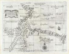 Carta náutica ou mapa marítimo 1647 Dudley da boca do rio Amazonas comprar usado  Enviando para Brazil