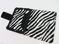 JanSport Digital Folio Stand Sleeve Leather Zebra Fur Pad Tablet Case Pouch 10" for sale  Shipping to South Africa