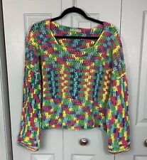 Hand crocheted rainbow for sale  Charlemont