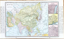 1898 asia map for sale  Monroe