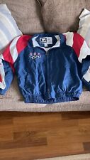 Vintage Starter Jacket Men’s Large Windbreaker USA Olympic Team 90’s Bald Eagle for sale  Shipping to South Africa