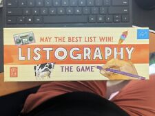 Listography game making for sale  Farragut