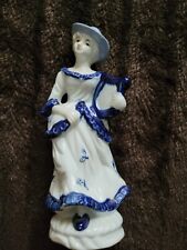 Blue white figurine for sale  LONDON