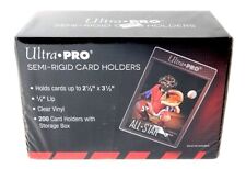 ULTRA PRO SEMI-RIGID CARD HOLDERS FOR STANDARD SIZE CARDS (200 CT) BOX for sale  Shipping to South Africa