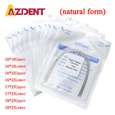 AZDENT Dental Orthodontic Arch Wires Niti Rectangular Super Elastic Natural Form for sale  Shipping to South Africa