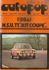 Autopop 1972 nsu d'occasion  Rennes-