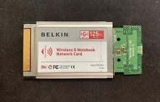 Usado, Placa de rede sem fio para notebook Belkin G 802.11g 125 Mbps 2.4 Ghz PCMCIA comprar usado  Enviando para Brazil