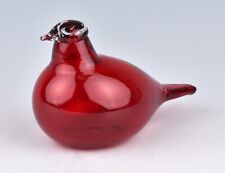 Iittala Glass Birds by Oiva Toikka - Little Tern Red Tirri Punainen *BOXED* for sale  Shipping to South Africa