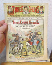 Antigua revista semanal Three Chums número 13 de abril de 1900 #23 ¡Tres amigos robados! segunda mano  Embacar hacia Argentina