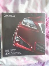 Lexus 250c brochure for sale  KINGS LANGLEY