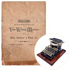 RARE!! Yost No.1 Typewriter Instruction Manual User Repro Antique Directions Vtg for sale  Shipping to South Africa