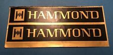 Hammond logo 9cm gebraucht kaufen  Pfinztal