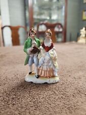 Maruyama Occupied Japan Colonial Courting Couple Porcelain Figurine Vintage for sale  Shipping to South Africa