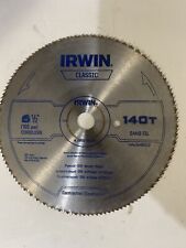 Lâmina de serra circular Irwin 6 1/2” 140 dentes comprar usado  Enviando para Brazil