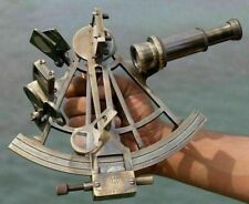 Usado, Ottone 8" Sestante Antico Nautico Nautico Navigazione Astrolabio Strumento... comprar usado  Enviando para Brazil