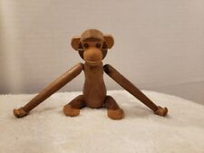 Figura articulada estilo mono de madera Kay Bojes danesa mediados de siglo 5" vintage, usado segunda mano  Embacar hacia Argentina