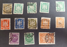 Alemania, bonito lote de sellos usados de la era de la inflación, usado segunda mano  Embacar hacia Argentina