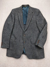 Jaqueta Harris Tweed 100% lã escocesa masculina 42L cinza blazer casaco esportivo comprar usado  Enviando para Brazil