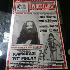 Wrestling poster genuine for sale  GRIMSBY