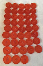 Red buttons for sale  CATERHAM
