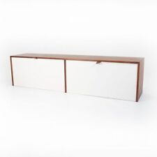 1960 Florence Knoll Pendurado na Parede Credenza em Nogueira com Portas Brancas Nº. 121 W1 comprar usado  Enviando para Brazil