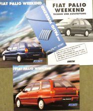 3x Fiat Palio Weekend Prospekte Brochures prospetto von 1997 - 1999 + Preisliste, usado comprar usado  Enviando para Brazil