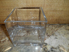 Glass cube vase for sale  Santa Barbara