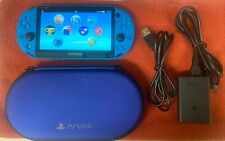 SONY PlayStation PS Vita 2000 Aqua Blue Console MINT CONDITION w Case for sale  Shipping to South Africa