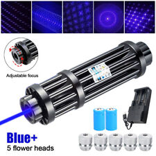 Usado, Lanterna ponto visível ponteiro laser azul ajustável 10 Watts comprar usado  Enviando para Brazil