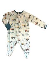 Wonder Nation Baby Boy Jeep Infant Pajamas Hand Covers Zipper Sleeper 0-3 Months for sale  Shipping to South Africa