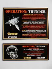 Operation thunder gottlieb usato  Spedire a Italy