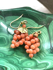 coral earrings for sale  KINGSTON UPON THAMES