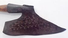 BEAUTIFUL HIGHLY DECORATED 17th or 18th cent HAND FORGED EUROPEAN GOOSEWING AXE, used for sale  Shipping to South Africa