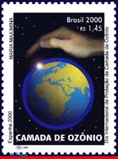 2761 BRASIL 2000 PROTECCIÓN DE LA CAPA DE OZONO, GLOBO, MEDIO AMBIENTE, MI# 3056 C-2300 MNH segunda mano  Embacar hacia Mexico