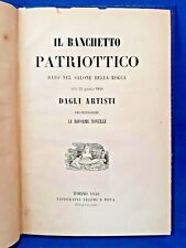 Banchetto patriottico dato usato  Torino