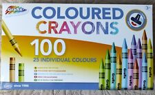 100 coloured crayons for sale  EVESHAM