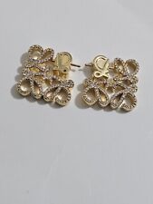Loewe earrings gold for sale  LONDON