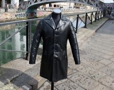 Cappotto pelle nero usato  Milano