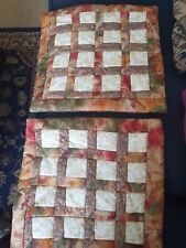 Patchwork cushion covers for sale  BROXBOURNE