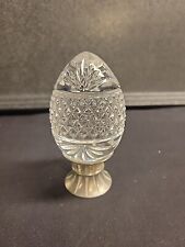 crystal egg w pewter stand for sale  Mequon